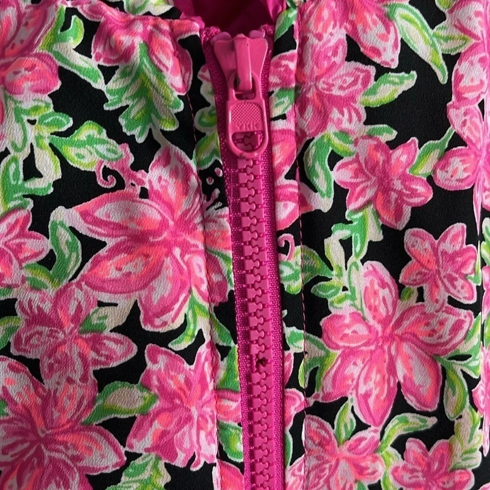 Lilly Pulitzer Small (4/5) Reversible Quilted Puffer Vest